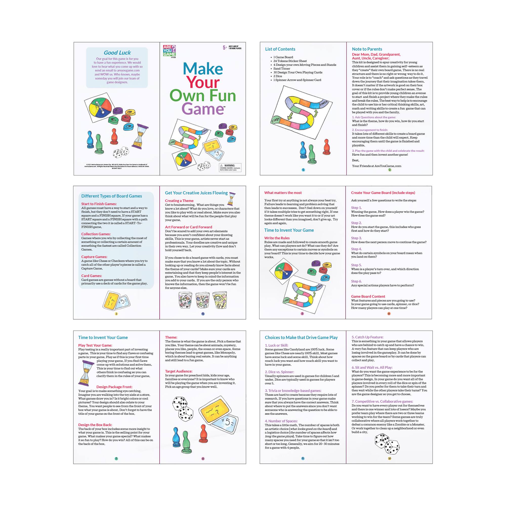 Make Your Own Fun Game